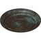 Ekena Millwork Alexandria Rope Ceiling Medallion (Canopies up to 4 5/8"), 19 5/8"OD x 1 1/2"P, Bronze Blue Patina CM18ALBBS - alternate 2